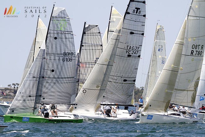 Sports boat racing in 2012 © Teri Dodds/ Festival of Sails http://www.festivalofsails.com.au/